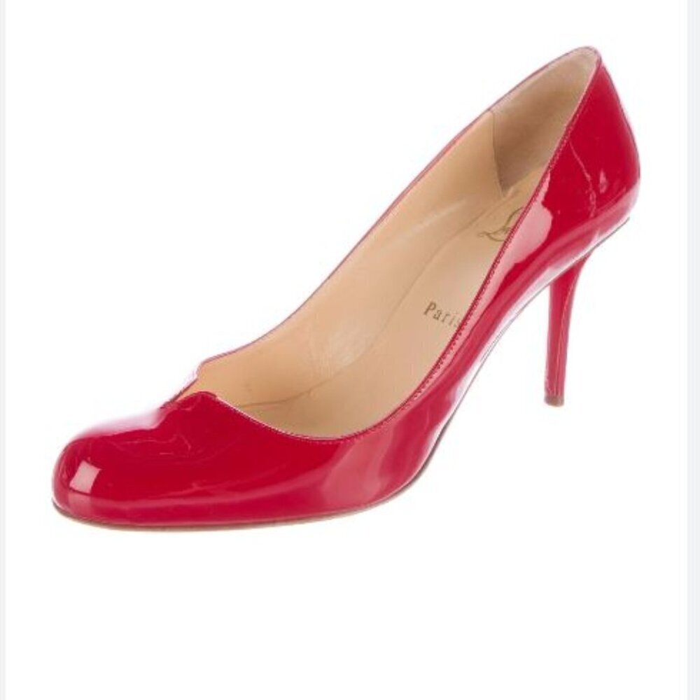Christian‎ Louboutin Sophia Regina Patent Pumps size 40.5